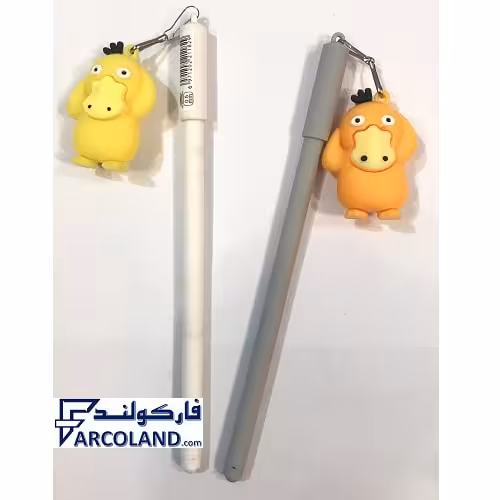روان نویس فانتزی با آویزدار عروسکی مدل جوجه اردک MD137