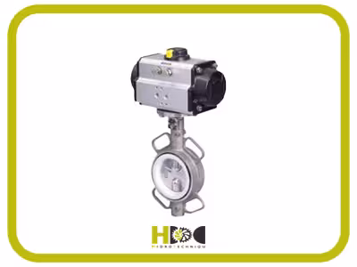 شیر پروانه ای پنوماتیک یا باترفلای ولو پنوماتیکی