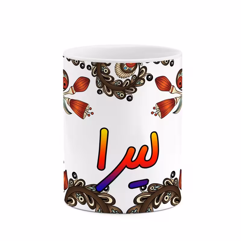 خرید ماگ-لیوان اسم لیرا سنتی گل و بته کد mgh46923