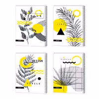 دفتر200برگ سیمی مجلدکلاسیک عرش کد9