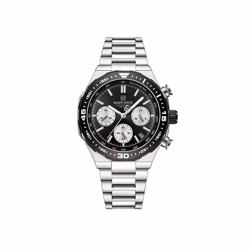 ساعت مچی مردانه ناوی فورس مدل NF8049 S/B/S