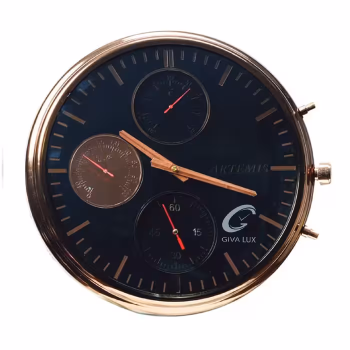 ساعت دیواری آرتمیس کد 2020 Rozgold رزگلد کد 11642