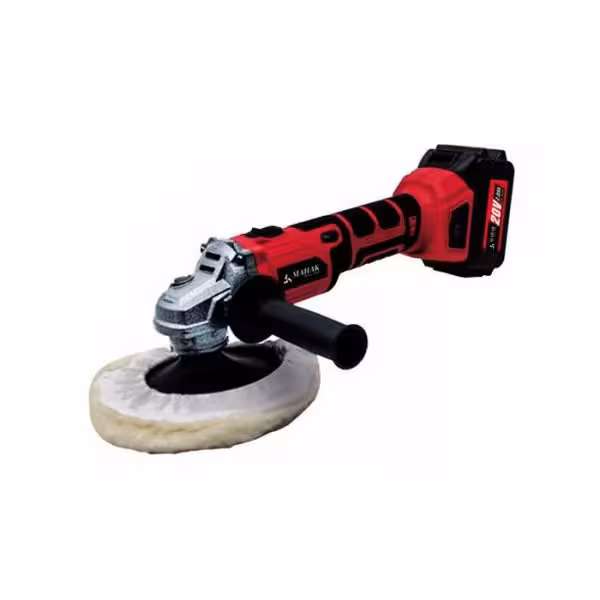 دستگاه پولیش شارژی دور متغیر180 میلیمتر براش لس محک مدل BAP-180KIT