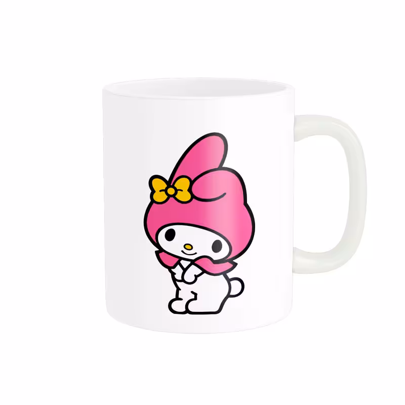 ماگ پاد آفرین مدل کارتونی عروسکی طرح ملودی دخترونه کد p10659