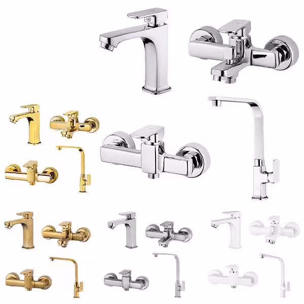 ست شیرآلات کاویان مدل نیلا