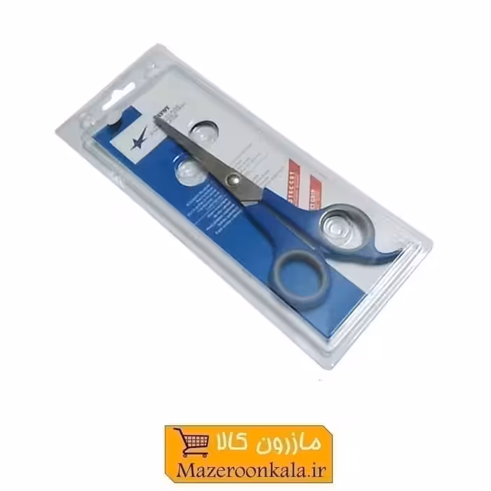 قیچی آرایشی  یا آرایشگری کات تک دم Savoy ساووی 18 سانت آبی HGC-002-4