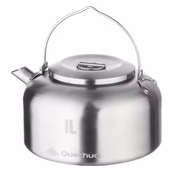 کتری استیل کچوا Quechua Teapot / Kettle – Stainless Steel – 1 L – Camping – MH500