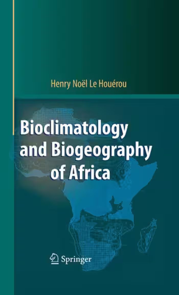 خرید و دانلود نسخه کامل کتاب Bioclimatology and Biogeography of Africa