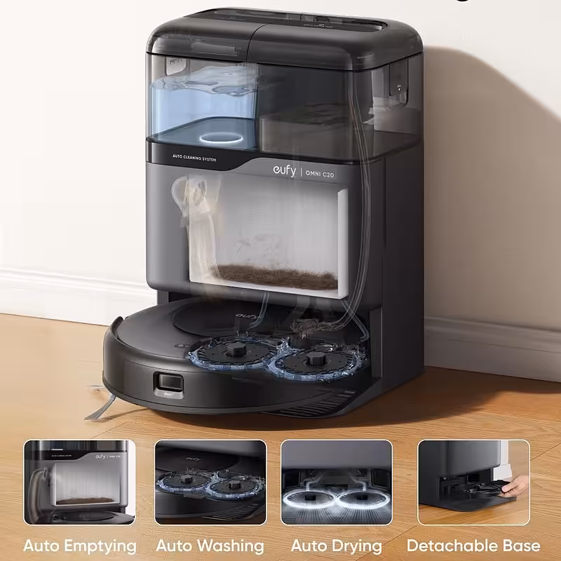 جارو رباتیک یوفی مدل eufy Robot Vacuum Omni C20
