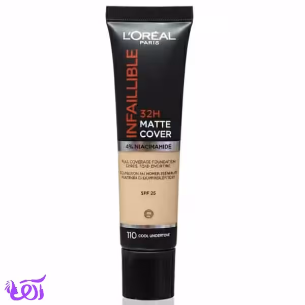 کرم پودر لورال مدل INFAILLIBLE 32H MATTE COVER شماره 110 حجم 30ML