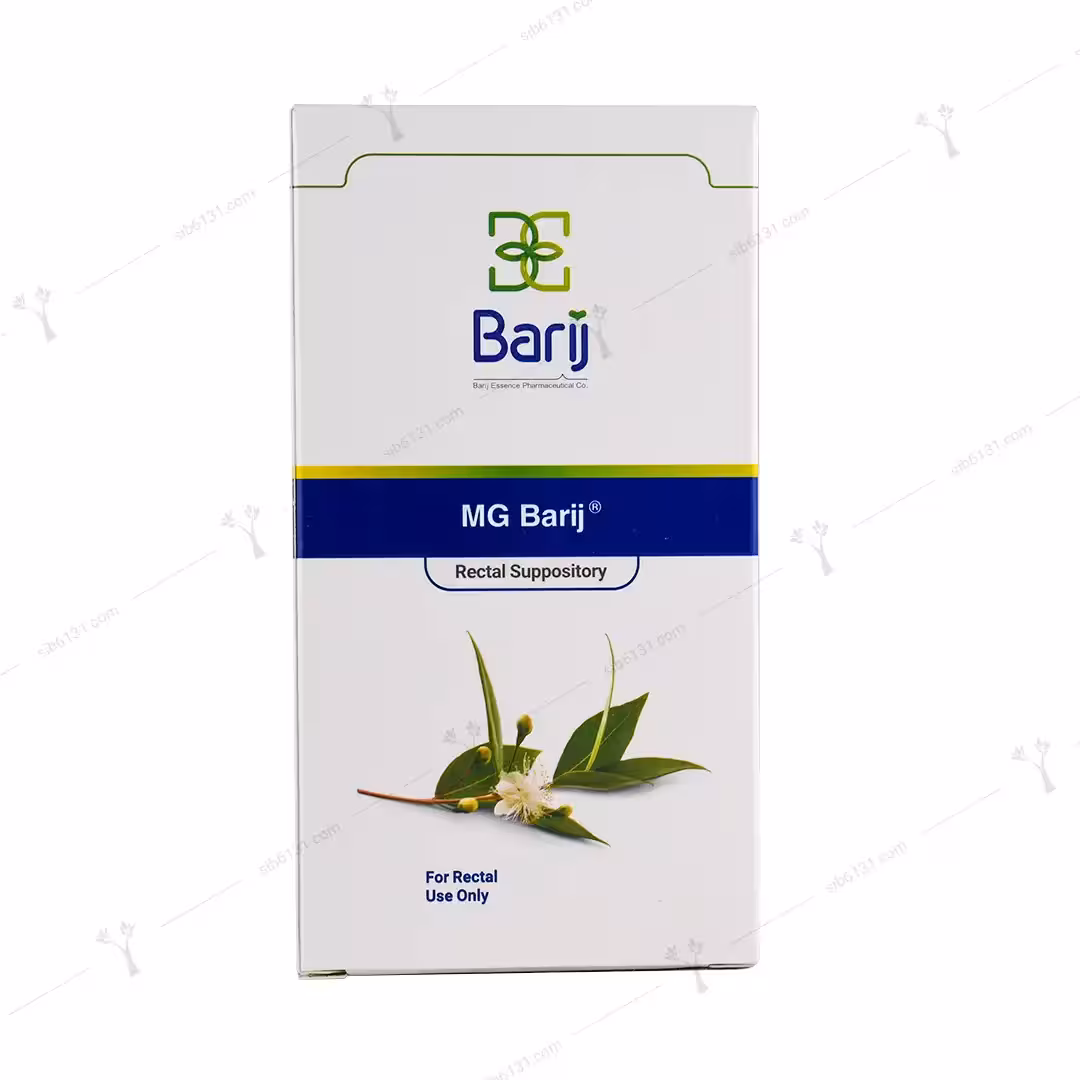 شیاف مقعدی ام جی باریج اسانس 14 عددی