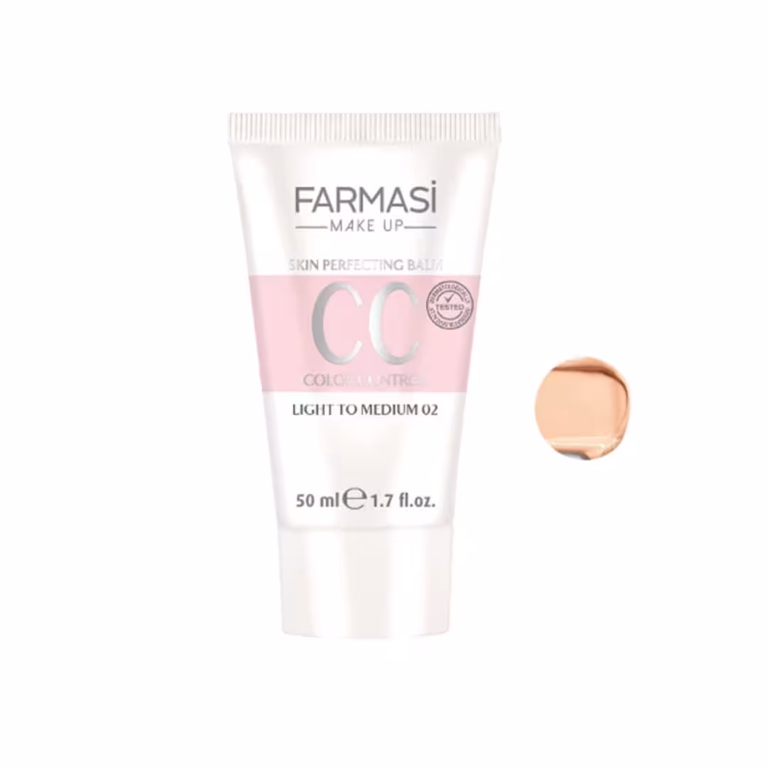 کرم پودر CC فارماسی شماره 02 مدل FARMASI CC Cream