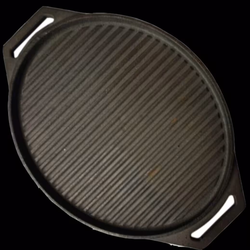 تابه استیک چدنی بیضی