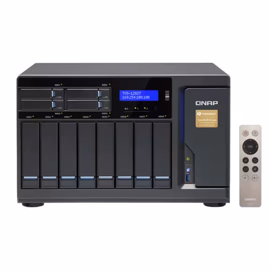 قیمت و خرید ذخيره ساز تحت شبکه کيونپ مدل TVS-1282T-i7-64G | یاس ارتباط