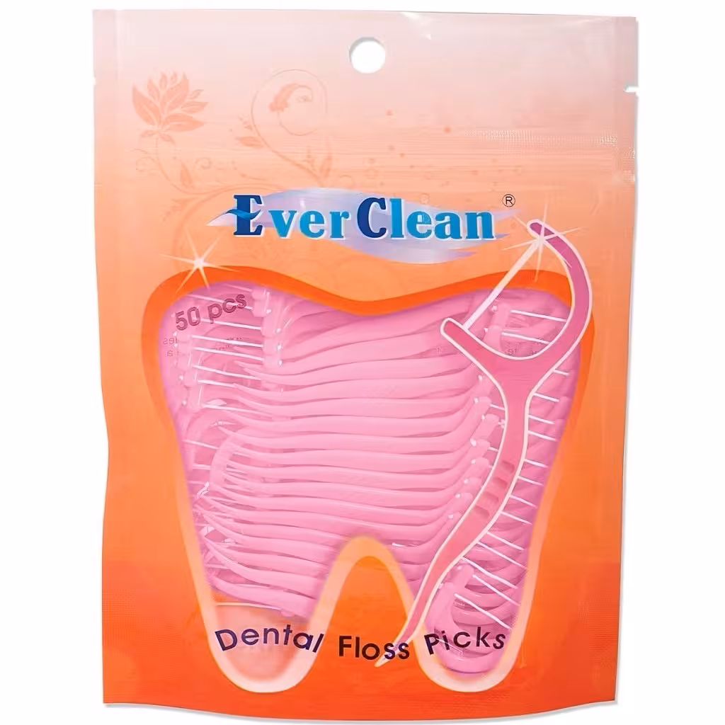 نخ دندان اورکلین مدل کمانی بسته 50 عددی