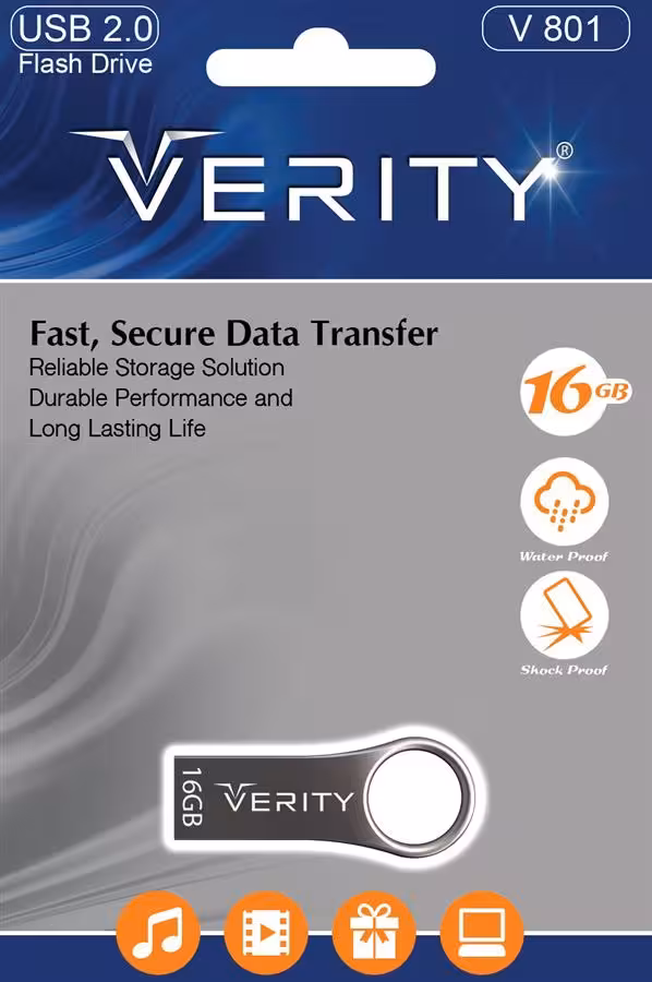فلش مموری وریتی وی 801 با ظرفیت 16 گیگابایت
