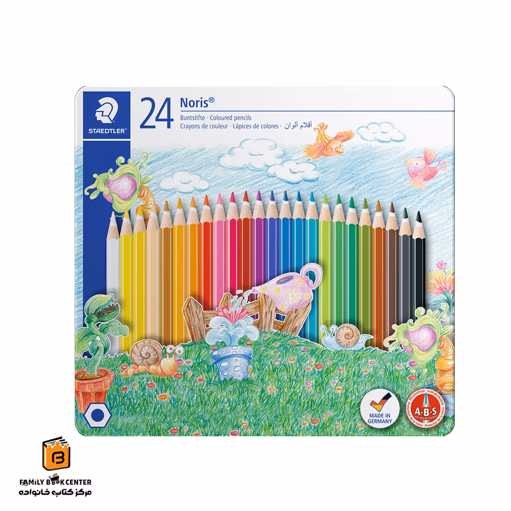 مداد رنگی 24 رنگ مدل Noris استدلر (STAEDTLER)