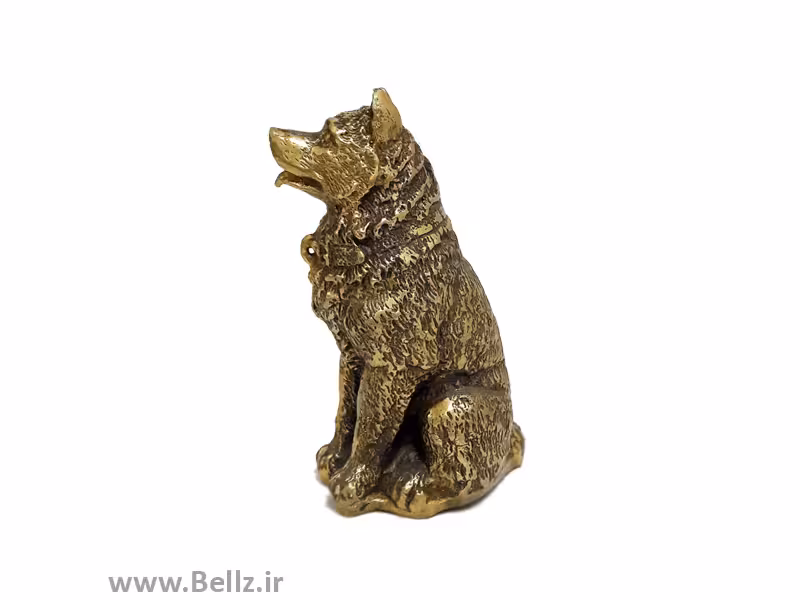 مجسمه سگ برنزی - (کد 3)