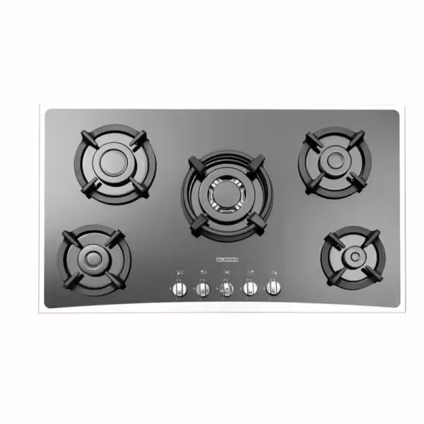 اجاق گاز رومیزی پنج شعله مدل G-5954S استیل البرز