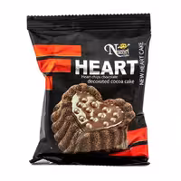 کیک شکلاتی قلبی نظری 55 گرمی