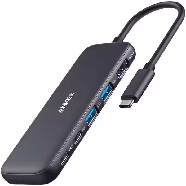 هاب USB-C پنج پورت انکر مدل 332 A8355