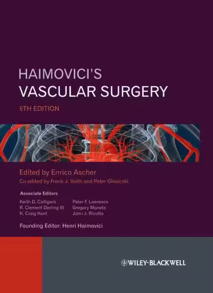 خرید و دانلود نسخه کامل کتاب Haimovici`s vascular surgery 2012