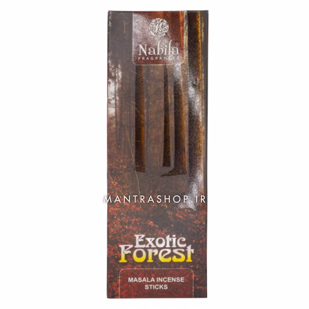 عود دست ساز هندی Exotic Forest برند Nabila بسته 50 گرمی (عود جنگل)