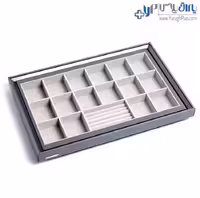 سینی مشبک چرمی ریلی داخل کمد لباس رنگ طوسی فرنچ استایل فانتونی