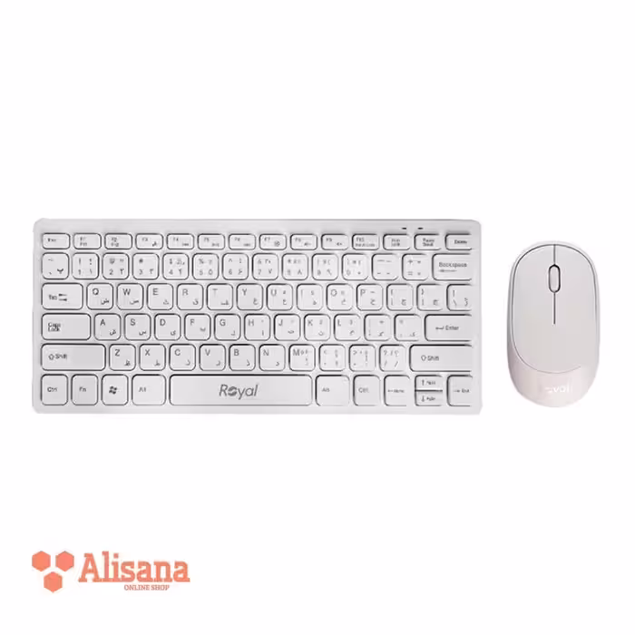 کیبورد و ماوس بی سیم رویال مدل RKM-810