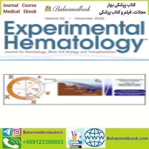 Experimental Hematology Volume 92 2020 TRUE PDF price 4€ - کتاب پزشکی بهار