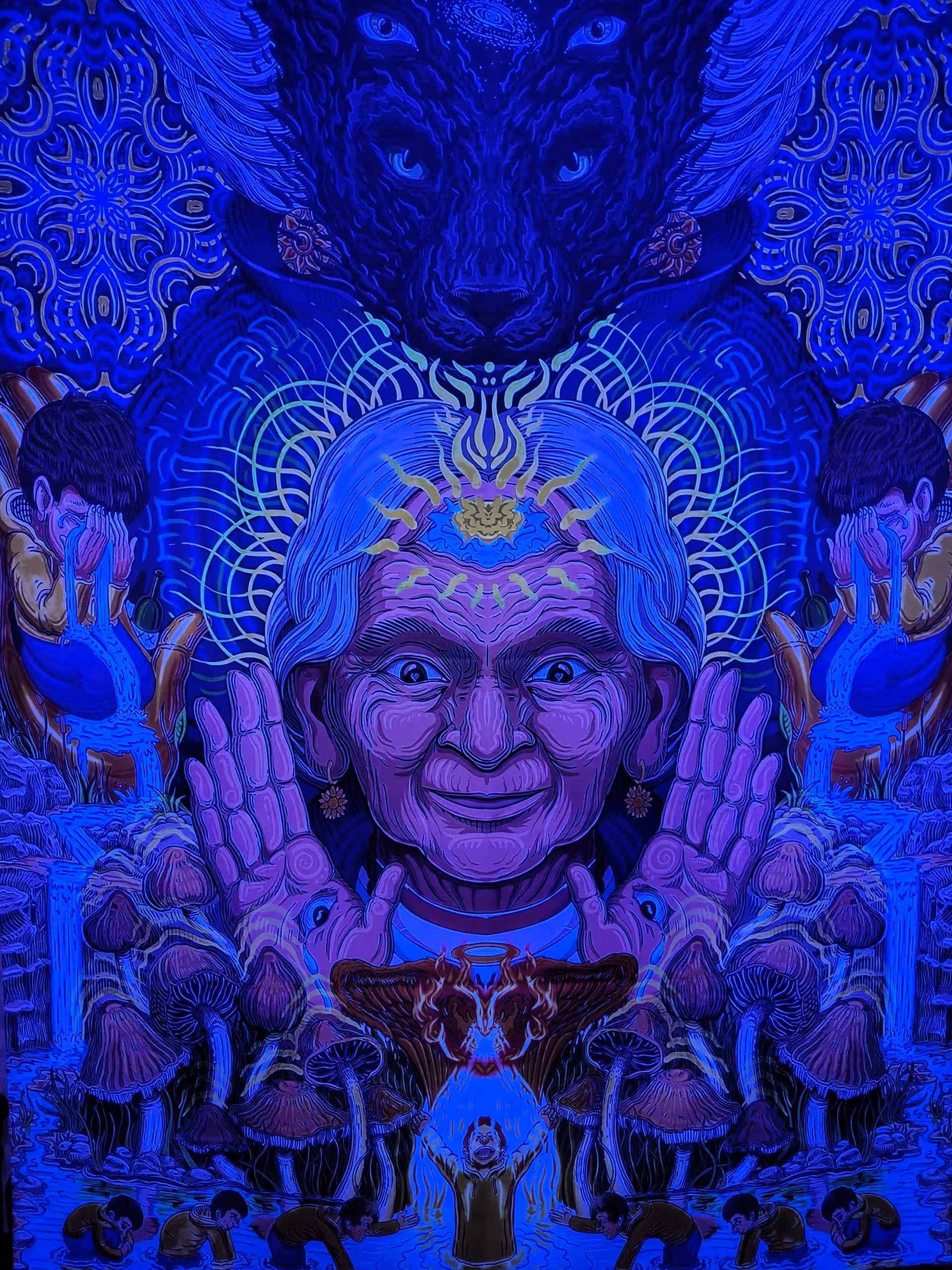 بکدراپ پارچه ای بلک لایت سایز 195*145 کد 210060