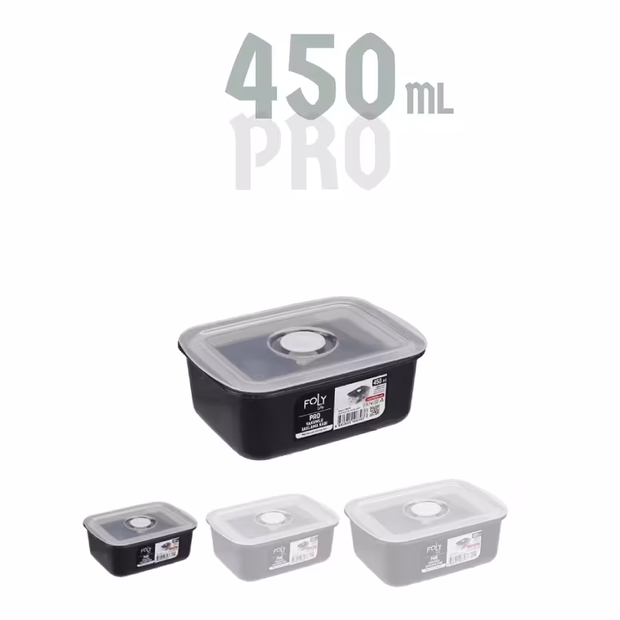 ظرف وکیوم فولی لایف 450 میلی لیتری کد Pro 8397