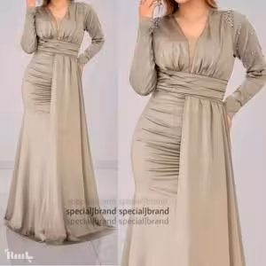 پیراهن زنانه ساتن مدل پیراهن ساتن لباس مجلسی ساتن ماکسی ساتن