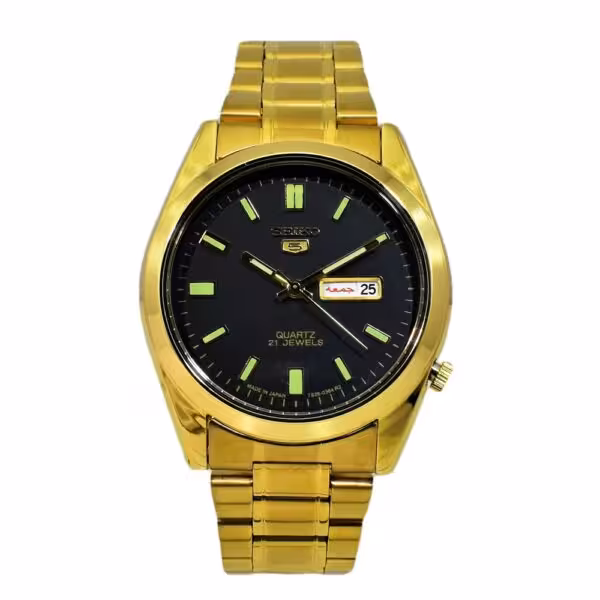 سیکو SEIKO 7S36-30X1-3040 دو تقویم با ایام هفته 2 زبانه لاتین و فارسی موتور ژاپن