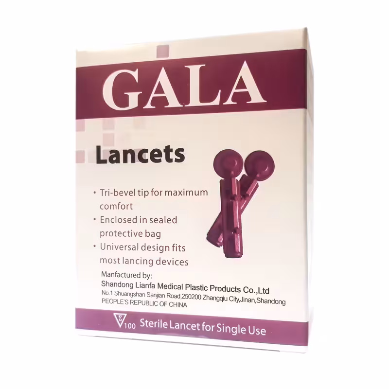 سوزن تست قند خون  چهار پر گالا LANCETS