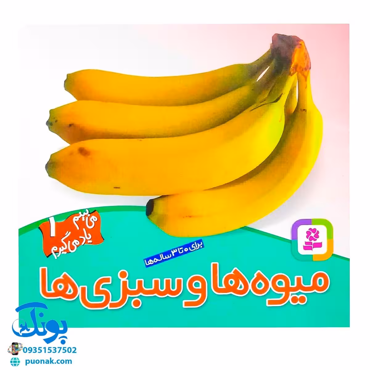کتاب میوهها و سبزیها (مجموعه میبینم، یاد میگیرم 1)