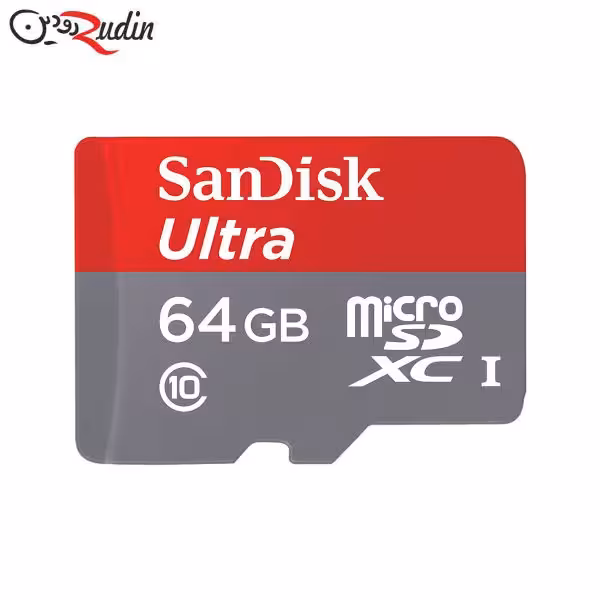 کارت حافظه microSDHC سن دیسک مدل Ultra کلاس 10 استاندارد UHS-I سرعت 80 MBps ظرفیت 64 گیگابایت بدون آداپتور