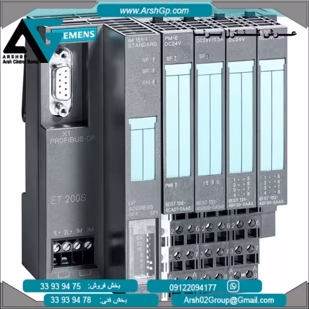 ماژول رابط مدل IM151-1 زیمنس از خانواده PLC ET200S مدل 6ES7151-1AA05