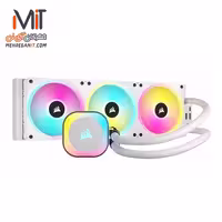 خنک کننده مایع پردازنده کورسیر مدل Corsair iCUE Link H150i RGB White، با نورپردازی RGB