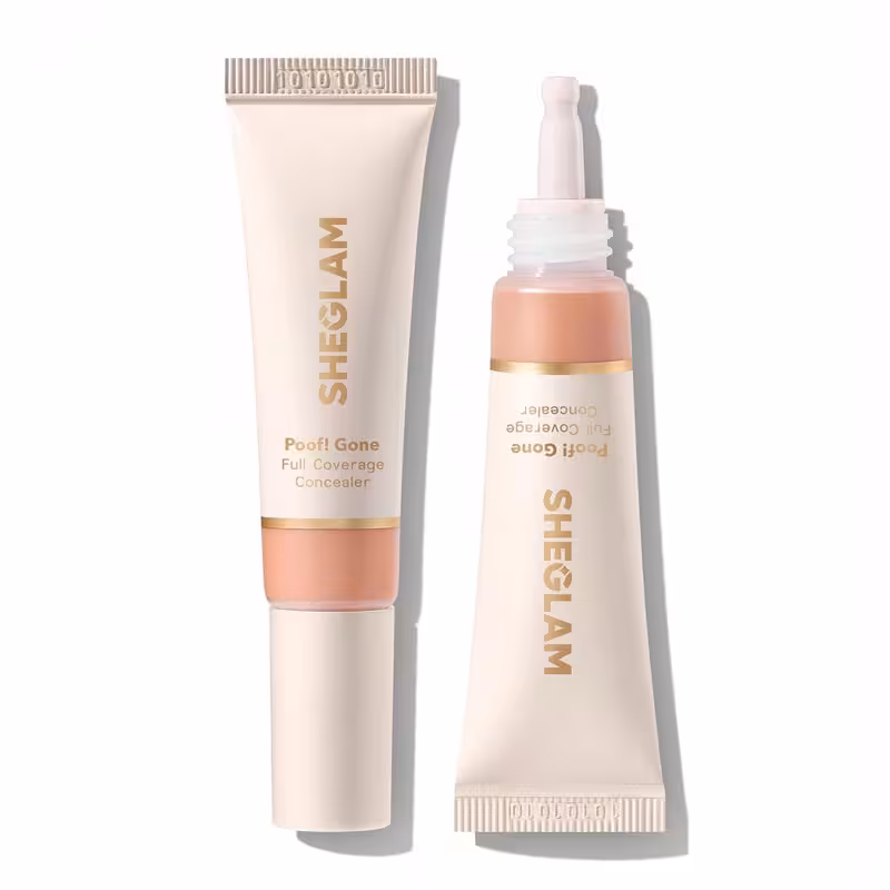 کانسیلر تیوپی فول کاور شیگلم Sheglam مدل Poof Gone Full Coverage Concealer