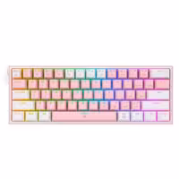 کیبورد گیمینگ ردراگون Redragon FIZZ K617 Pink White