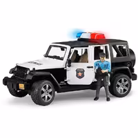 ماشین پلیس Jeep برودر bruder همراه فیگور پلیس