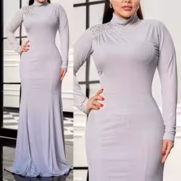 لباس مجلسی غواصی مدل ناهید