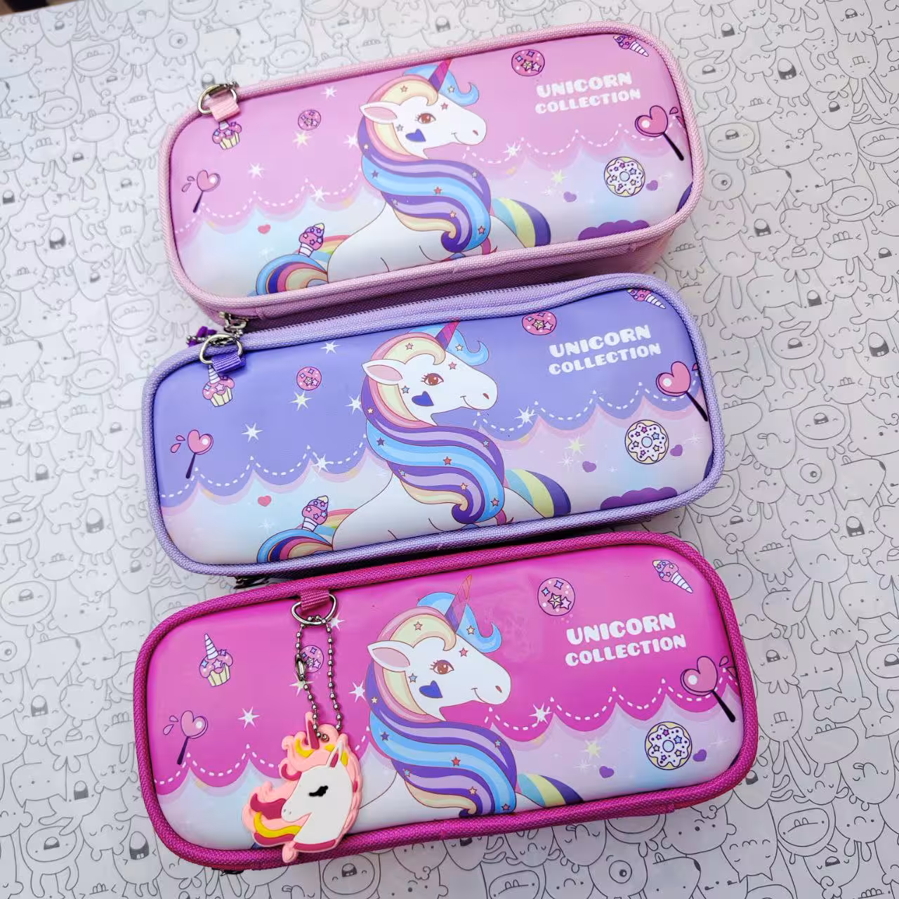 جامدادی دو زیپ یونیکورن کد Y8802