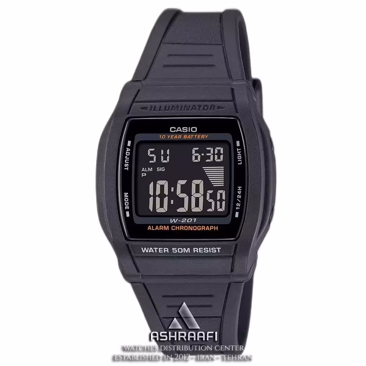 ساعت دیجیتالی کاسیو Casio W-201-1BV