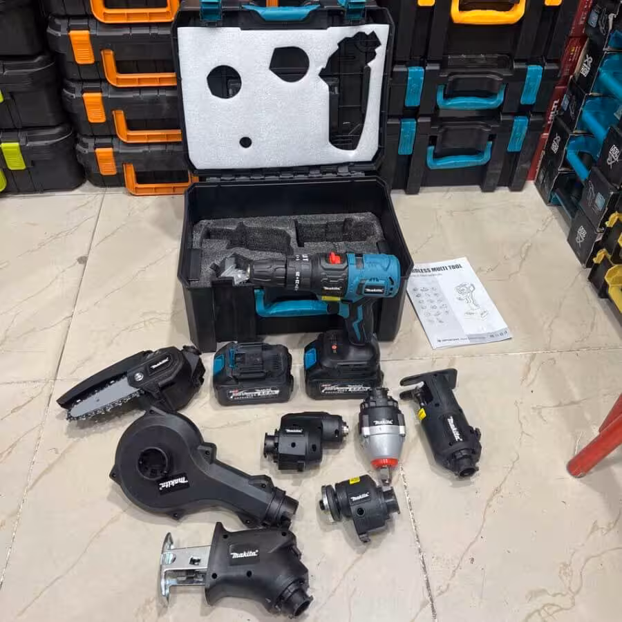 ست 10 کاره ماکیتا موتور براشلس 198 ولت مدل DCG405