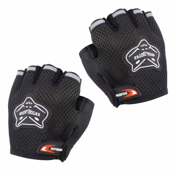 دستکش دوچرخه سواری مدل نیمه انگشتی طرح تابستونی کد 1648 سایز L