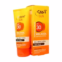 کرم ضد آفتاب SPF30 ملاسول آردن سان مناسب انواع پوست حجم 50 میلی لیتر