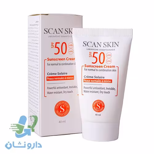 کرم ضد آفتاب رنگی پوست نرمال تا مختلط اسکن اسکین