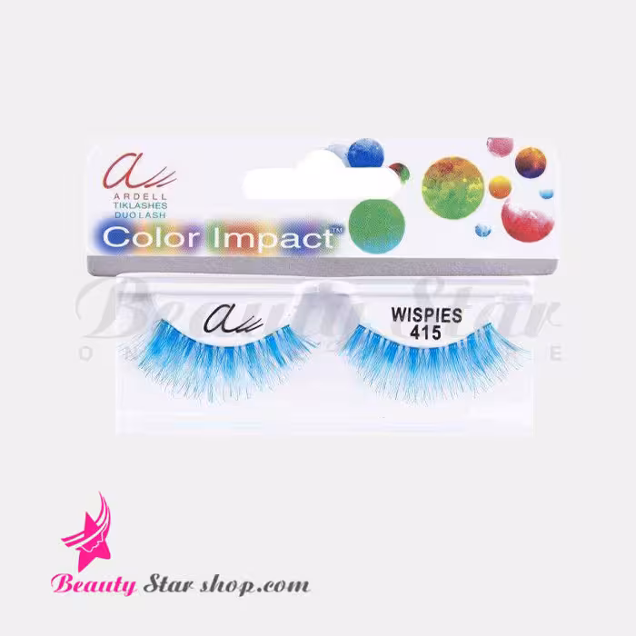 مژه مصنوعی آبی نخ نامرئی آردل مدل 415 Wispies